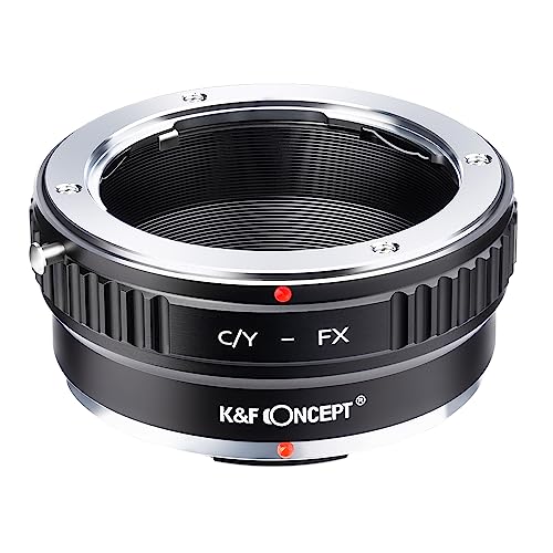 K&F Concept Lens Mount Adapter Compatible with Contax/Yashica (Also Know as c/y) Lens to Fujifilm X-Pro1 Mirrorless Camera C/Y-FX