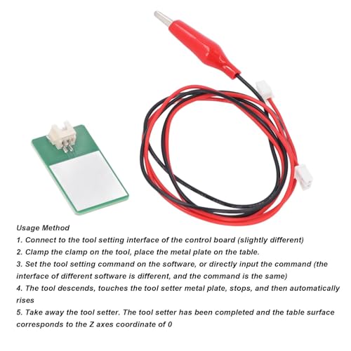 CNC Tool Setting Touch Plate Metal Z Axis Touch Probe for 3018 Pro Router Engraver