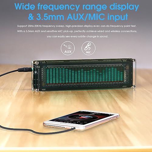 Nobsound AK2515 Music Spectrum Audio 15 Level Indicator VU Meter Screen Amplifier VFD LED Display Amplifier Music Display