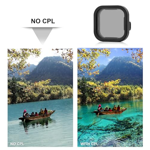SOONSUN 4-Pack ND & CPL Lens Filter Set for GoPro Hero 13 Black
