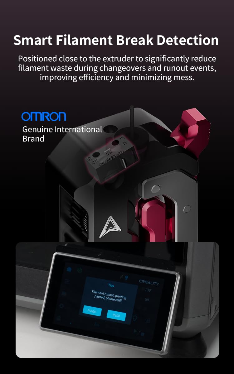 Phaetus DXC Extruder Upgrade for Creality K1 / K1 Max / K1C, Dual Gear Direct Drive Extruder, Helical Gear Filament Feeder, High Speed Stable Extrusion, 3D Printer Extruder Replacement Kit