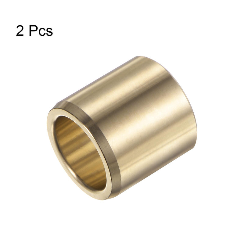 [Australia - AusPower] - 2pcs Sleeve Bearings 3/4" Bore 1" OD 1" Length Wrapped Oilless Bushings Brass Alloy for Transmission Conveyor Systems 3/4" x 1" x 1" 