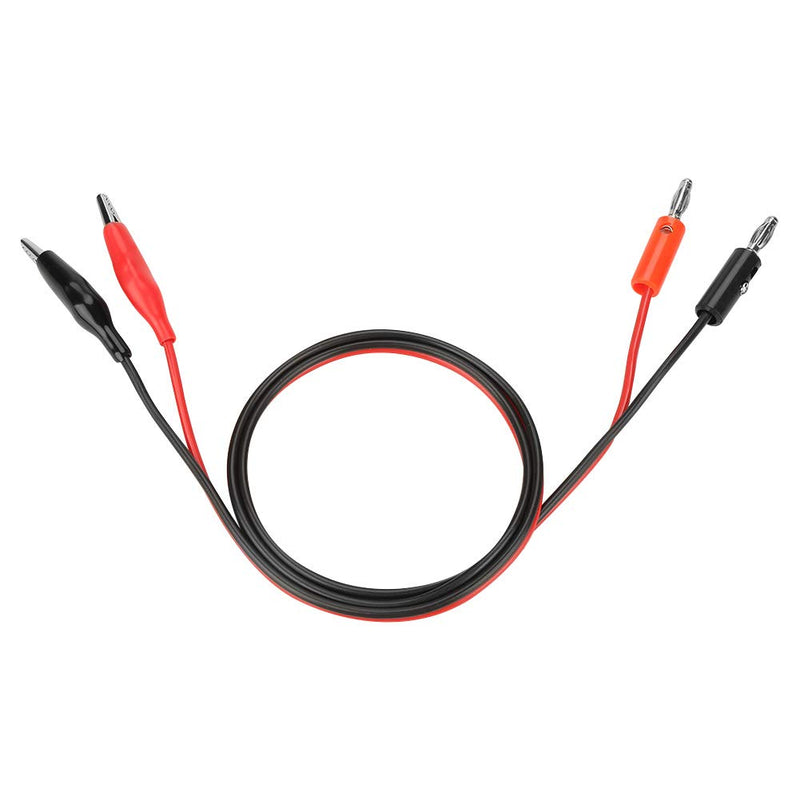 [Australia - AusPower] - Banana Plug to Alligator Clip Test Lead Cable Line Wire Output Cable Line Multimeter Banana Plugs to Clip Test Probe Lead Wire 30V 5A 80cm Test Leads Set for DC Regulated Power Supply 