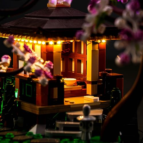 LocoLee LED Light Set Compatible with Lego 10315 Tranquil Garden Botanical, Only Lights, No Lego Model (Standard Version) 10315-Garden of Silent Standard