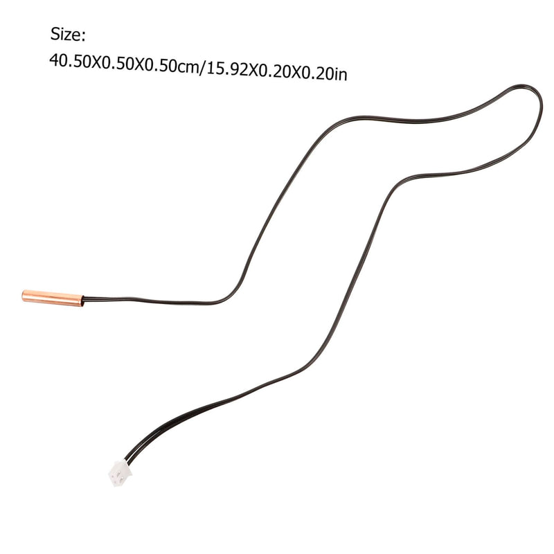 [Australia - AusPower] - 2Pcs Air Conditioner Temperature Sensor Thermistor Probe Copper Head Probe Accessory for Air Conditioner Repairing Supply 40.50X0.50X0.50CM As Shown 