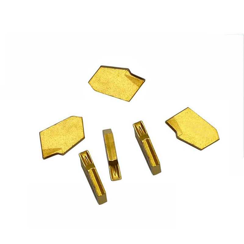 [Australia - AusPower] - Hunricho Hunricho Carbide Slotted Plate GTN-2 (SP200) 2 mm Carbide Inserts for Groove Cutting with ZQ1616R-2 Holder Rotary Tool Cutting for Steel 5/8 shank tool holder with SP200 inserts 