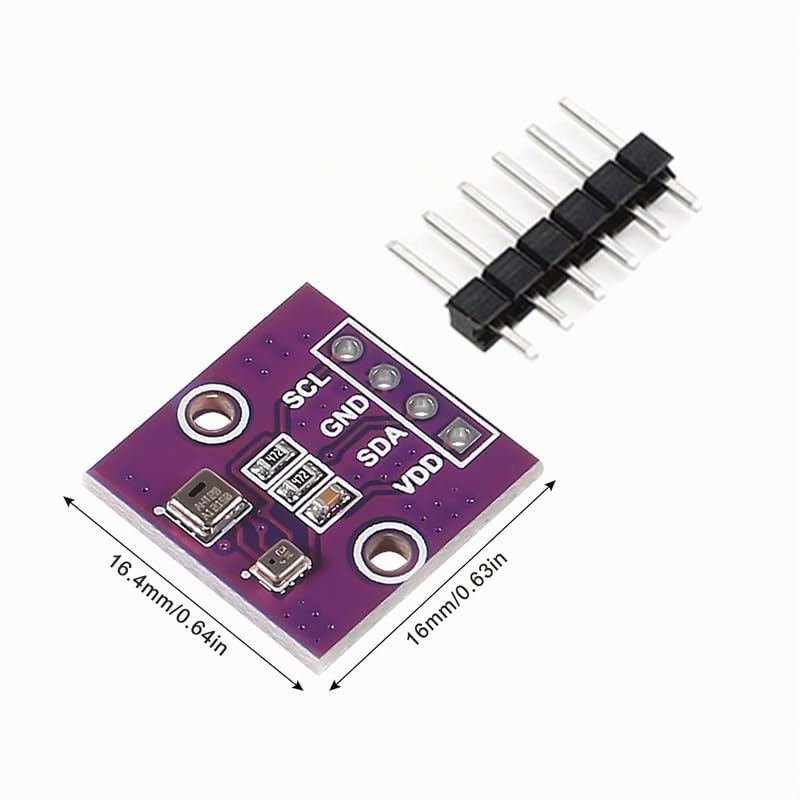 BMP280 Barometric Sensor 3.3V (Pack of 8) | Atmospheric Pressure Sensor Module Temperature I2C for Arduino Raspberry Pi Air Pressure Measurement