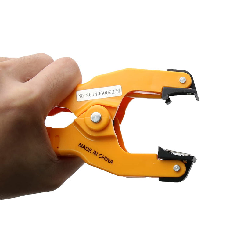[Australia - AusPower] - Pipe Clamp K-Type Thermocouple Probe, Measures Temperature Range -40 to 392 °F(-40 to 200 °C), Yellow, Hti-Xintai 