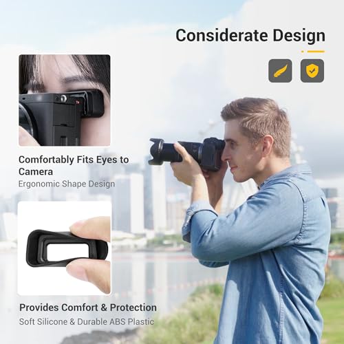 Kiwifotos Long Soft FDA-EP20 Eyecup Eye Cup Eyepiece for Sony A6700 Camera Sony FDA-EP20 Replacement