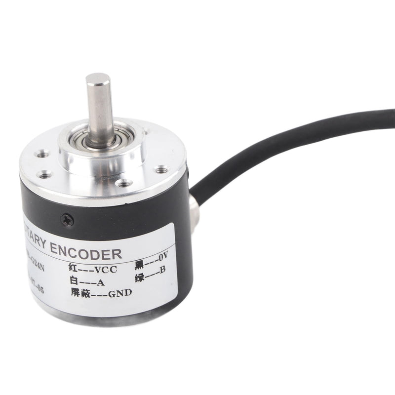 [Australia - AusPower] - Incremental Rotary Encoder, 600P R Magnetoelectric Incremental Quadrature Encoder 5V to 24V AB 2 Phases Shaft 6mm 