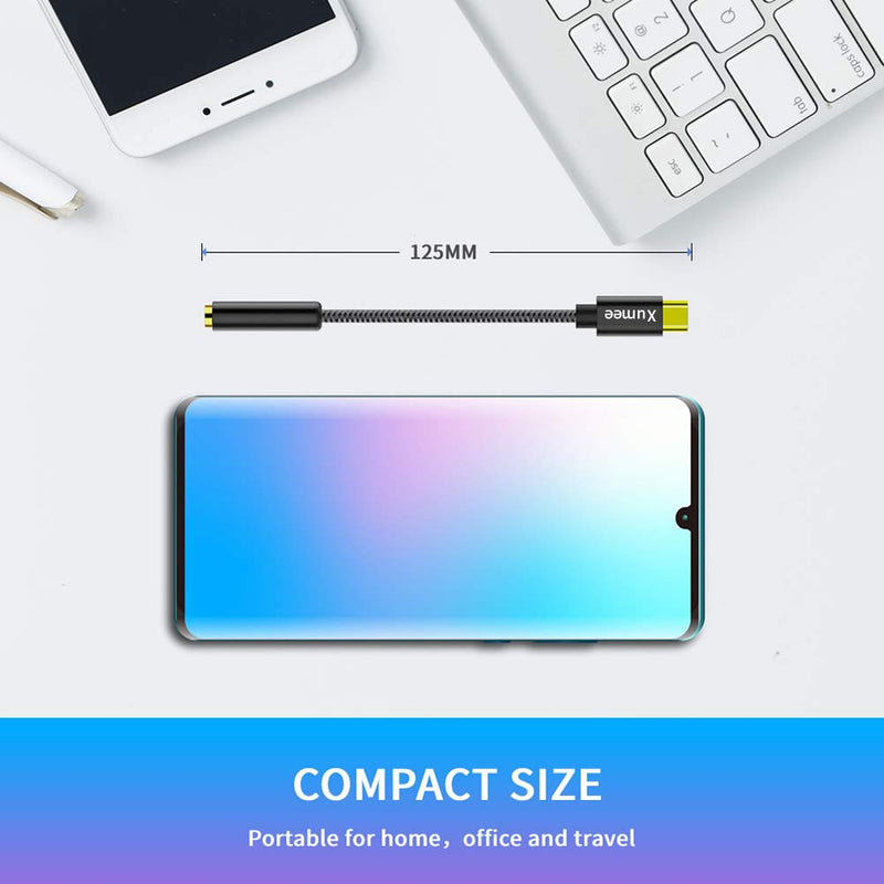 [Australia - AusPower] - USB C to 3.5mm Headphone Adapter - USB Type C to AUX Audio Jack Hi-Res DAC Dongle Cable Cord Compatible with iPhone 15 Pro Max, Samsung Galaxy S24 S23 S22 S21 FE Ultra S20+ Plus 