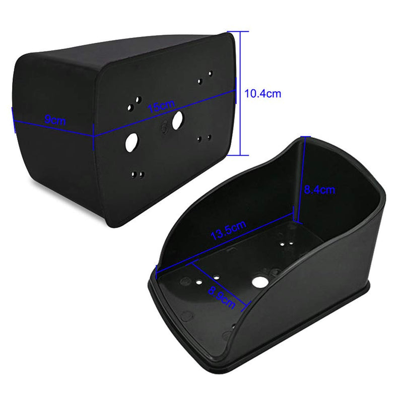[Australia - AusPower] - HENA HERNAS Premium Rainproof Cover for RFID Keypad Reader, Doorbell Cover, Access Control Protector, Using for Wireless Doorbell, Black, HERNAS-FYG 