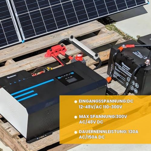 Bus Bar 150A, Power Distribution Block 12V-48V DC BusBar Box with Cover and 12 x M4 Terminal Bolts Busbars Distribution Block for Cars Motorhomes Marine Solar