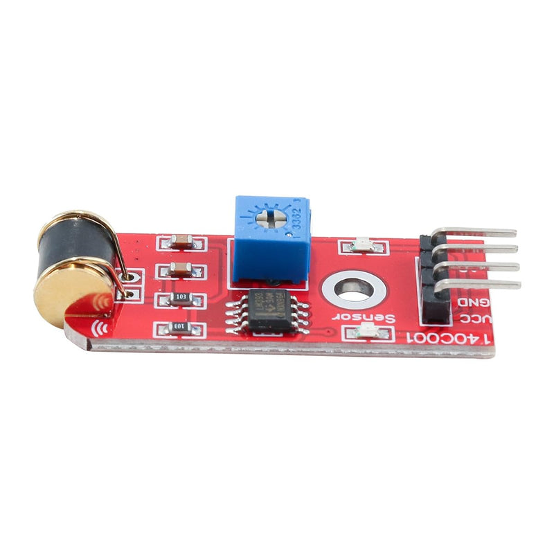 Qury 801S Vibration Sensor Module Vibration Probe Analog Output LM393 3V 5V TTL Level Signal Adjustable Sensitivity Plate