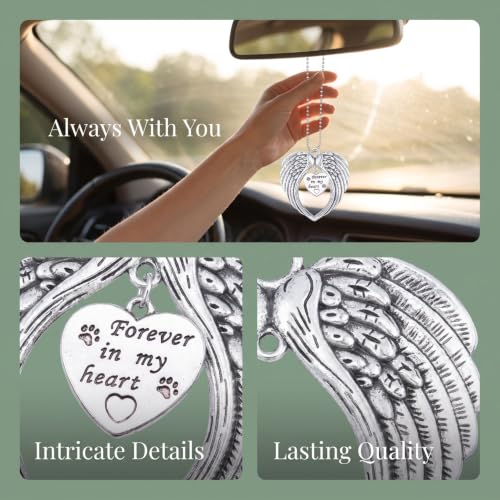 Angel-Inspired Wing Car Mirror Hanging Ornament