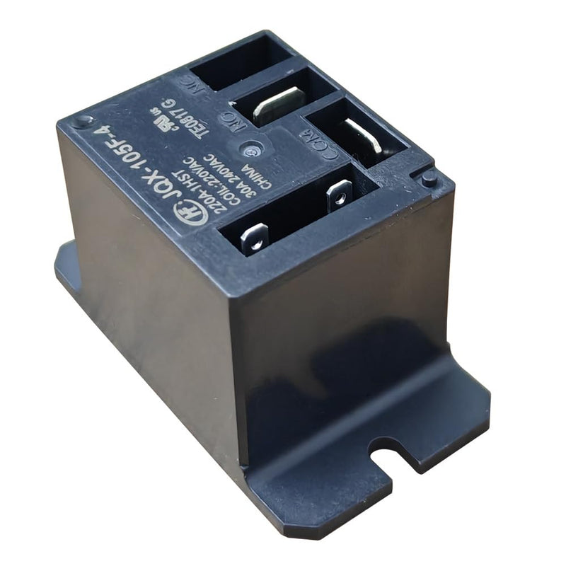 Gebildet Miniature Power Relay 30 A, AC220 V Coil, SPST (1 N/O), Mini 220 Volt Relay with Quick Connection Cables and Connections, Pack of 2 JQX/HF105F-4-220A-1HS