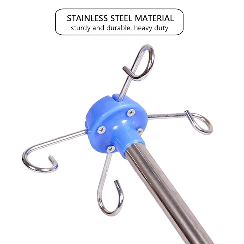 [Australia - AusPower] - IV Poles Hook for Rack Hangers Supplise, 1 Pcs (0.7"ID) 0.7"ID 