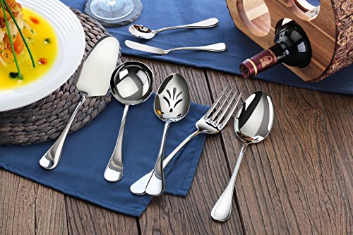 Artaste 56433 Rain 18/10 Stainless Steel 7-Piece Hostess Set