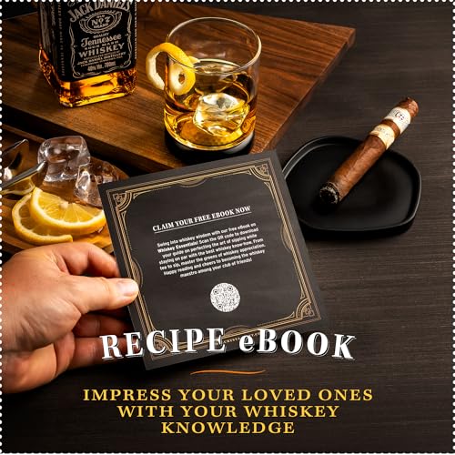 Golf Whiskey Glass Set | Golf Ball Shot Glasses | 12 oz Whiskey Glasses | Gifts for Golfers | Cool Stuff for Golfers | Birthday Gifts for Men and Women | Uncle Gift | Whiskey Presents for Golfer Black