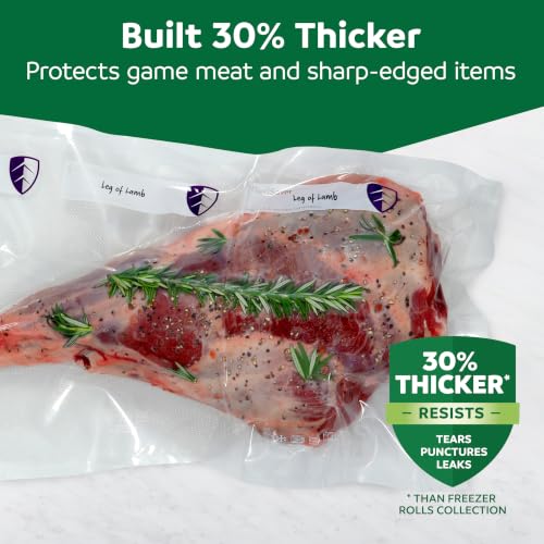 FoodSaver Heavy Duty Quart Vacuum Seal Bags, 88 Count 8" x 11" BPA-Free Freezer Bags, 30% Thicker for Food Storage, Sous Vide, and Meal Prep Heavy Duty Quart Bags (88 Count)