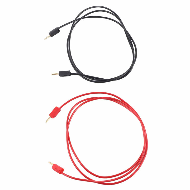 [Australia - AusPower] - 5 Sets Banana Plug Test Line Gold Plating Banana Plug Test Cable with 2mm Jack Test Leads Sets Multi Testers for Electrical Projects 