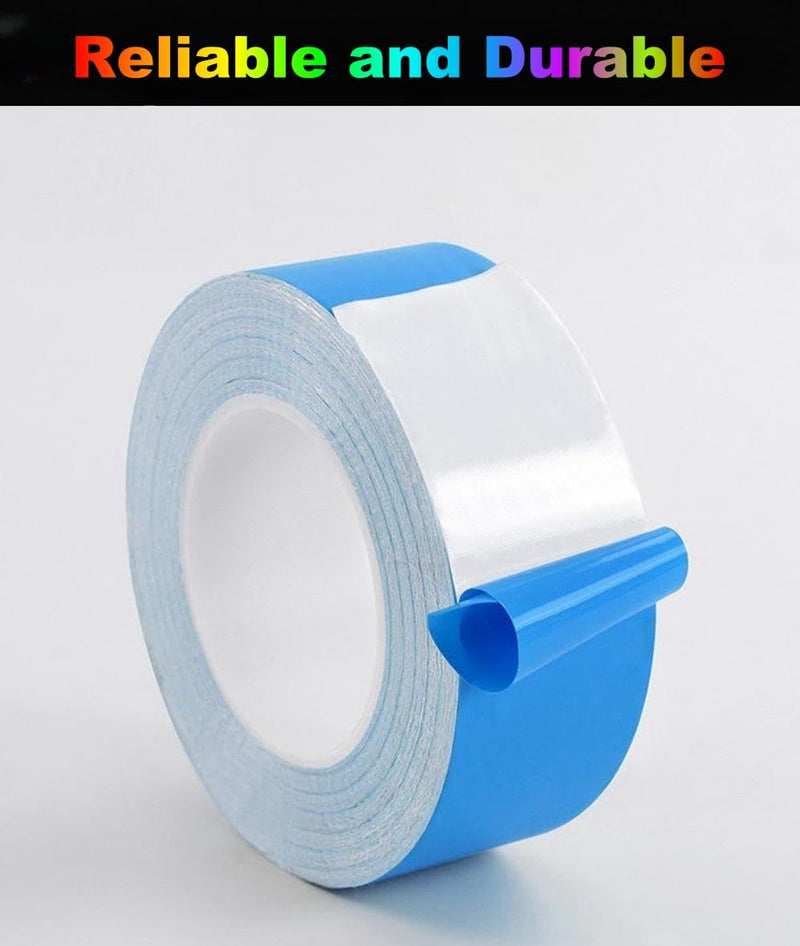 Double Sided Tape Heavy Duty 2 inch x 50FT Thermal Adhesive Tape Insulation/ High Temp Resistant Two Sides Super Sticky Fabric Tape for Mount Heatsink, DIY Crafts Make, Fixed Carpet, Woodworking Item 2inch x 50 Feet