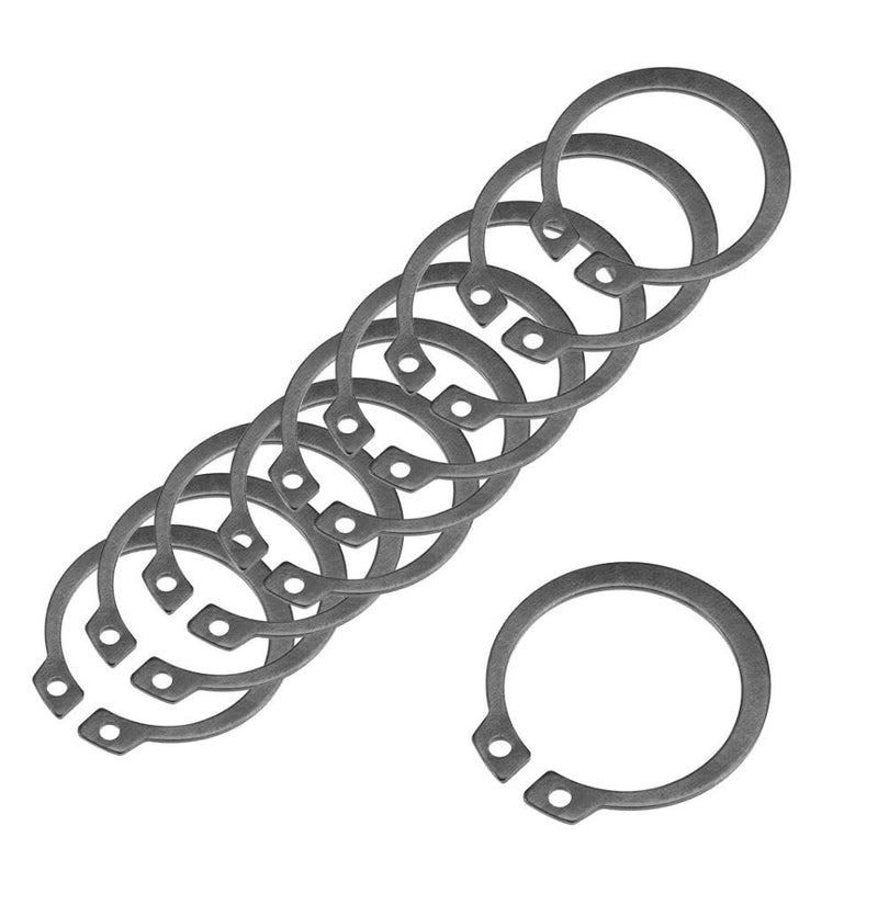 [Australia - AusPower] - Durable Spring Steel External snap retaining Rings with Black Oxide Finish (15/32", 5) 15/32" 
