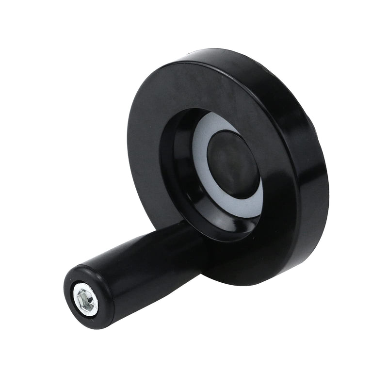 [Australia - AusPower] - 2PCS Hand Crank Revolving Handle 63x8mm Hand Wheel M6 Thread Handle for Lathe, Machine,Grinder(2.48") 