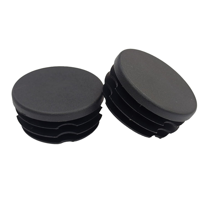 [Australia - AusPower] - Cosmostar 1.5" Inch (38.1 mm) Round Plastic Plugs - Durable Black End Caps for Metal Tubing, Fences, Chair & Furniture Legs | Easy Glide Protection & Secure Fit -10 Pcs 10 