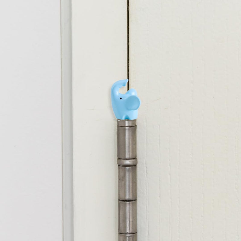 [Australia - AusPower] - Door Hinge Heads Decorative Topper - Hinge Head Elephant Set of 6 - Magnetic Hinge Head Trinket - Hinge Pin Topper Miniature Animal Figurine 