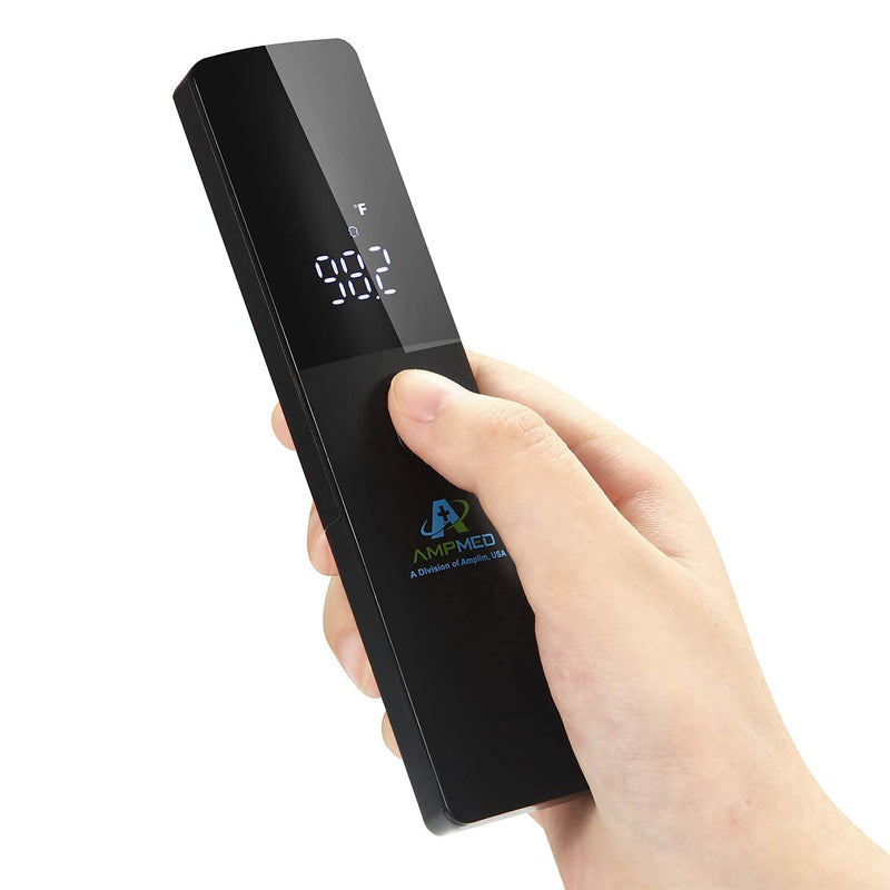 [Australia - AusPower] - Amplim 2-Pack Hospital & Medical Grade Non Contact Digital Infrared Forehead Thermometer for Babies, Kids, and Adults. 
