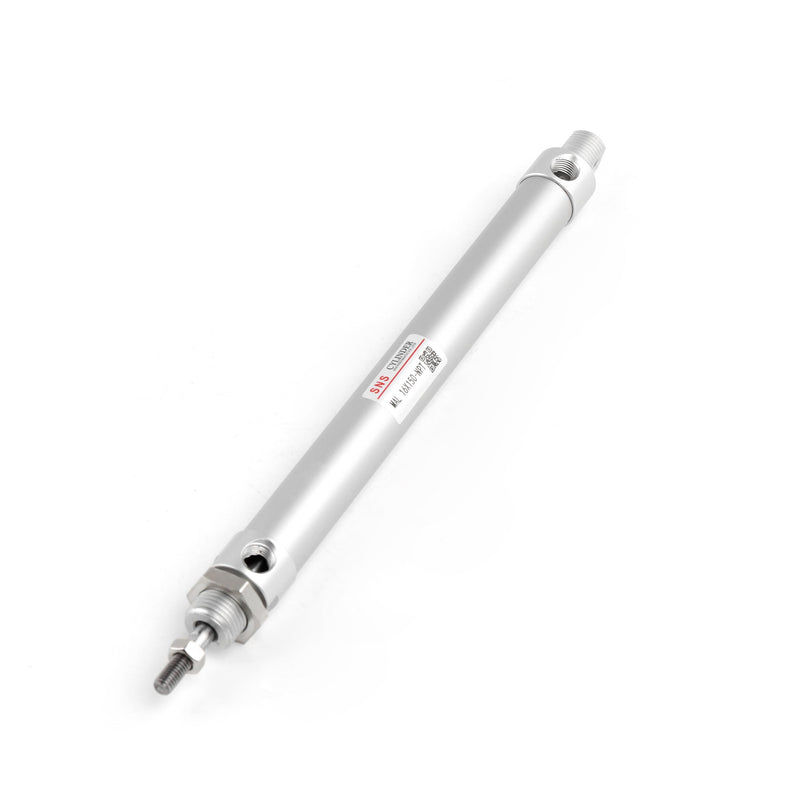 [Australia - AusPower] - SNS Pneumatic 16mm Bore 150mm Stroke NPT1/8 Aluminum Alloy Mini Air Cylinder Double Action MAL16x150 MAL16*150-NPT 