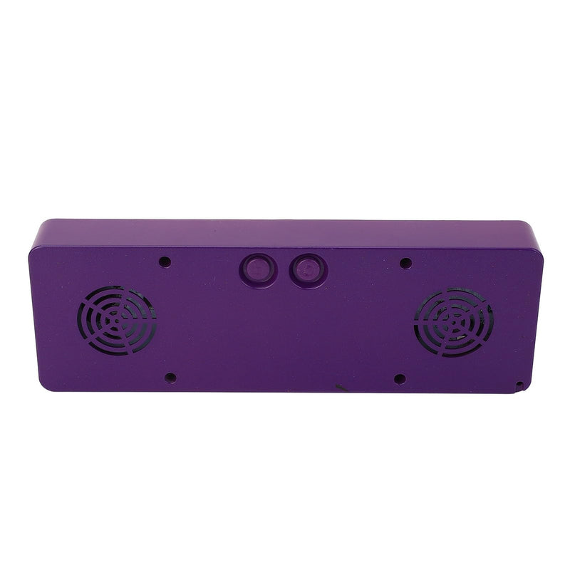 [Australia - AusPower] - Acouto Music Spectrum Display Analyzer 384 LED 624 Segment Ythm Light Ce Sensor Pickup with Clock - 20 Mic 7 Color LED Sound Meter for Music Lovers 