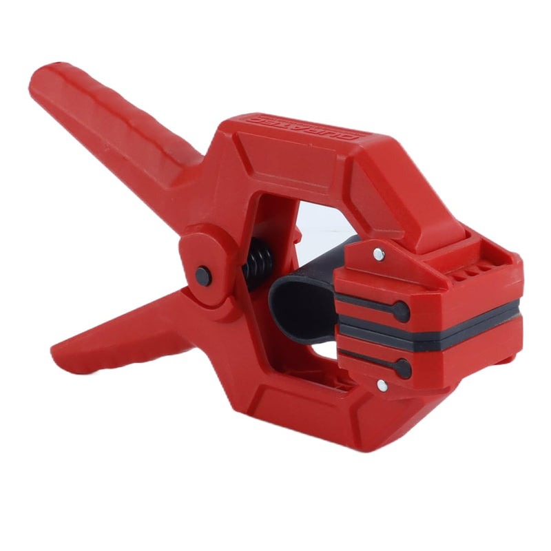 Spring Clamps Plastic Woodworking Clamp Type G with Rubber Band 50mm Carpenter's Clamp for Shelving Cabinet Edges Plywood Edging Lamination