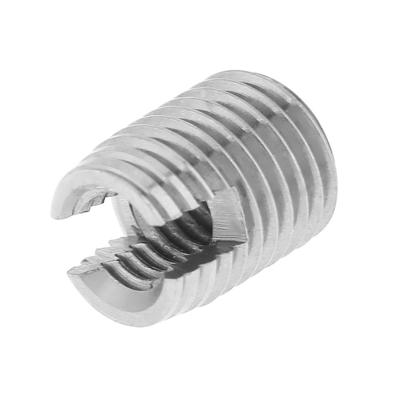 [Australia - AusPower] - 20pcs Thread Repair Insert, Metal Self Tapping Slotted Screw Thread Insert Helical Repair M4 x 8mm Set 