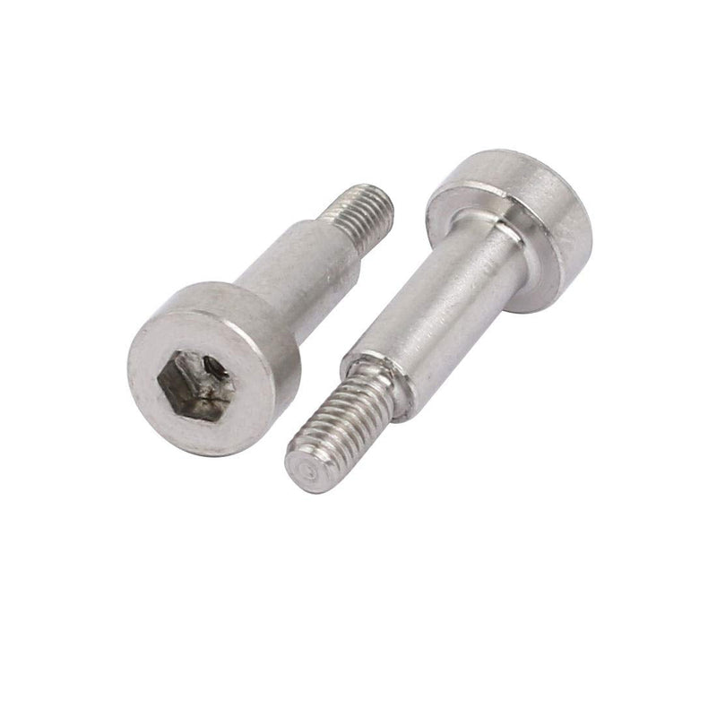 [Australia - AusPower] - uxcell 5pcs 304 Stainless Steel Shoulder Bolt 4mm Shoulder Dia 10mm Shoulder Length M3 Thread 4mm x 10mm 
