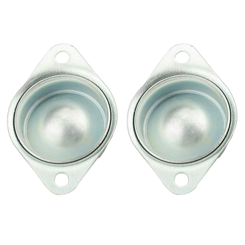 [Australia - AusPower] - Flange Mounted 5/8 Ball Transfer CY-15A Roller Bearing,Steel Bearing Table Conveyor Roller Ball, Two Hole Mounted, Load 44lbs(Pack of 4) 