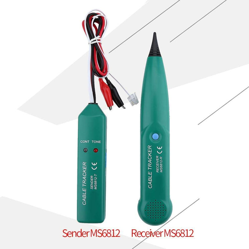 [Australia - AusPower] - MS6812 Telephone Phone Wire Network Cable Tester Line Cable for Installing Debugging Maintaining Telephone Line (Battery Not Included) 