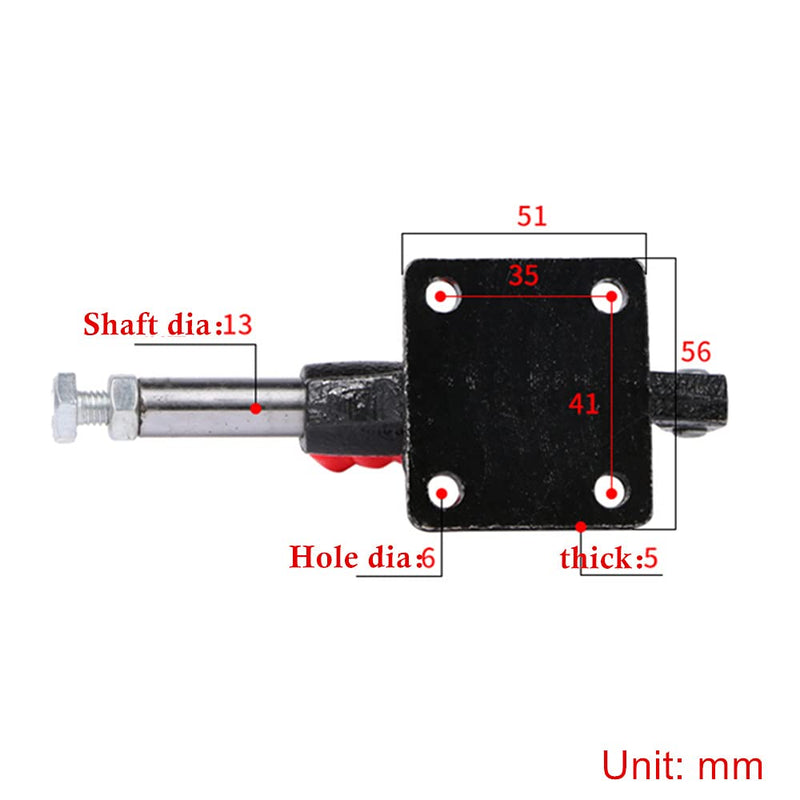 [Australia - AusPower] - Push Pull Toggle Clamp Capacity 227Kg 500Lbs 32mm Plunger Stroke Push Pull Quick Release Clamp Rod Vertical Arm Welding Machine Operation Mold 304C 