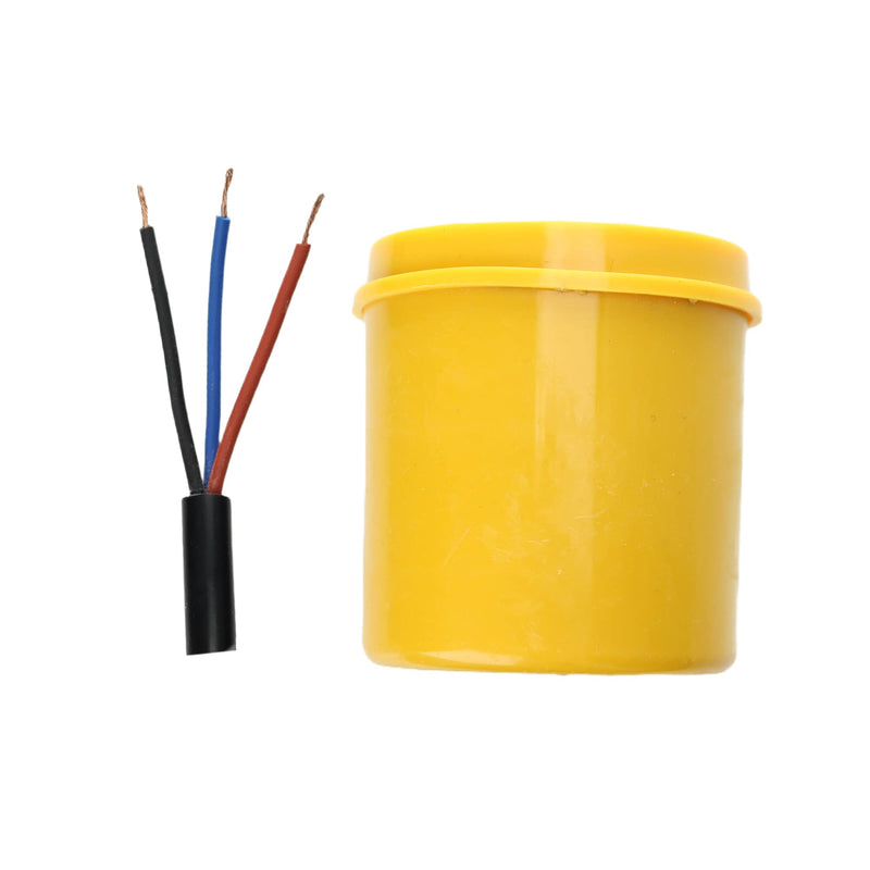 [Australia - AusPower] - Water Level Meter Sensor - Float Switch for Sump Pump - Dual Function (Fill or Empty) Operation - NO/NC Control Function, 9.8 Feet Cord Length, 250V and 10A Max Current - XK-15-5 Model 