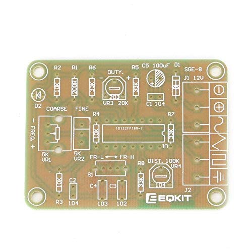 Hailege 2pcs ICL8038 Monolithic Function Signal Generator Module DIY Kit Sine Square Triangle ICL8038 Signal Generator DIY Suite for Students Electronics Learning Classes