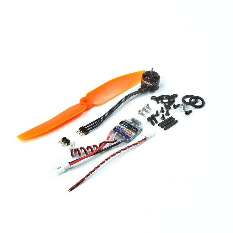 [Australia - AusPower] - 2S 7.4V Micro Brushless Motor MC1108-4000KV with 1S/2S 5A ESC+5030 Prop Power Combo Used for Fixed Wing Micro Indoor Airplane F3P Model Airplane (C1108-P7) C1108-P7 