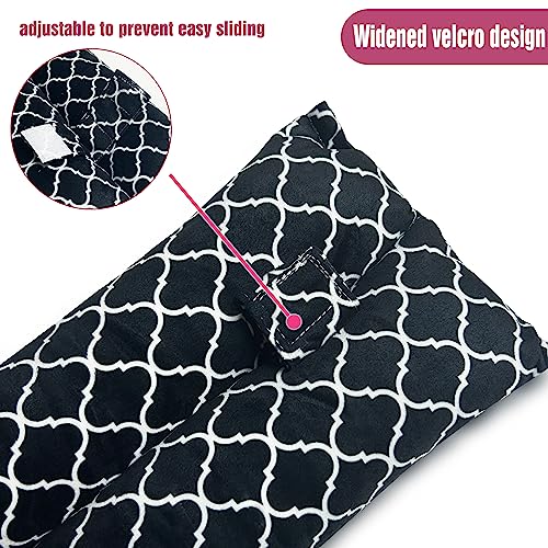 Mastectomy Pillow,Post Heart Surgery Seatbelt Pillow,hysterectomy recovery,c section Recovery,Insert Icebags Pockets chemo port pillow,Pacemaker Seatbelt Protection,Great Breast Cancer Gifts for Women Black&white