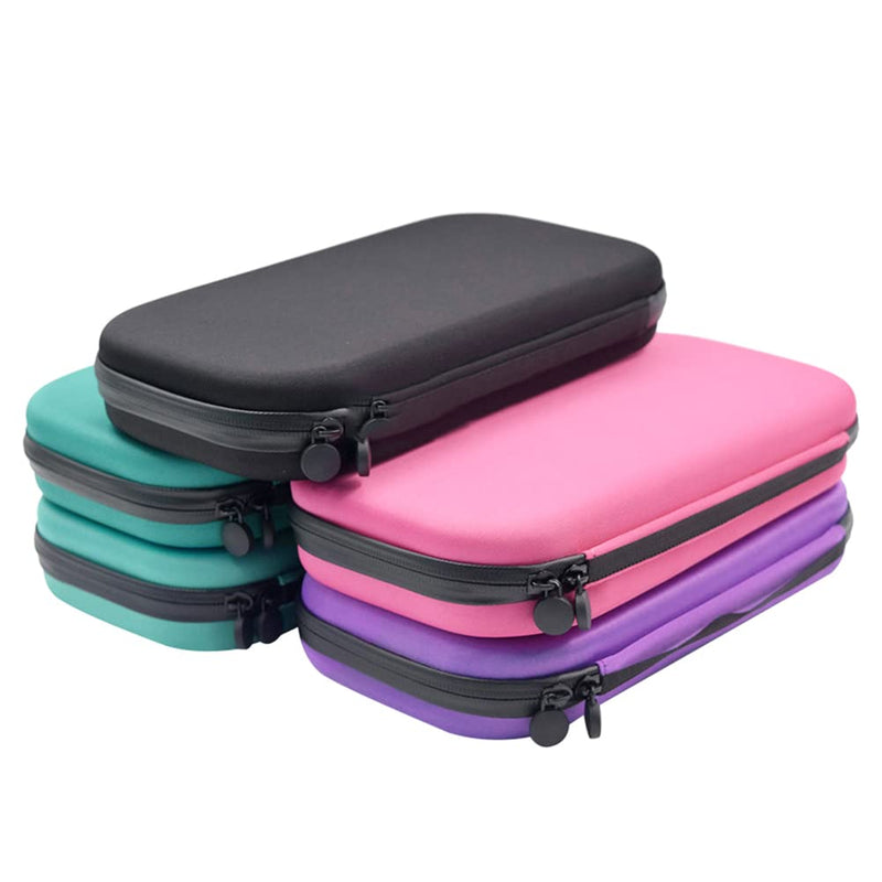 [Australia - AusPower] - KASCLINO EVA Hard Stethoscope Case, Stethoscope Storage Box, Multi-Function EVA Carry Storage Organizer Box with Extra Mesh Pockets for Small Accessories, Device NOT Included(Black) Black 