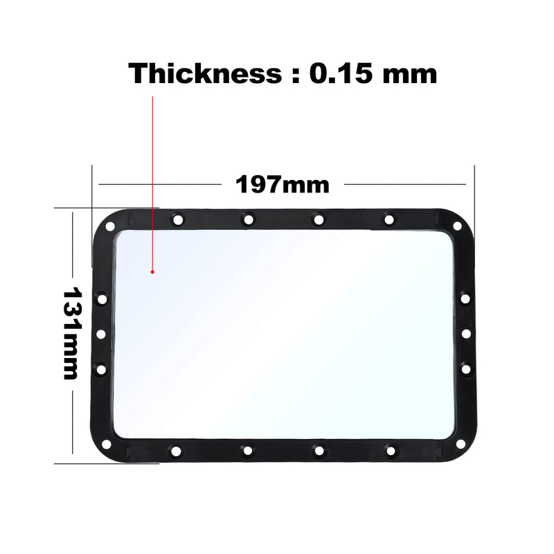 5PCS FEP Release Films Replacement for Anycubic Photon Mono 2 / Mono 4, Integrated Design Upgrades Resin Vat FEP Film for 3D Printer Accessories, 197x131x0.15mm for Mono 2/Mono 4 5