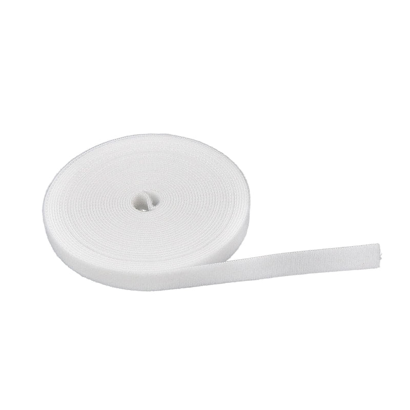 Sscon 2Rolls 5mX10mm Nylon Carpet Marker Strips Sentence Strip Stickers for Office White