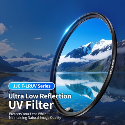 JJC 49mm Low Reflectivity UV Filter for Canon R100 R50 + RF-S 18-45mm Lens
