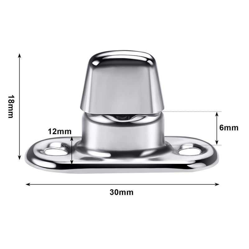 [Australia - AusPower] - 10 Sets Canvas Twist Lock Fasteners, Turn Button Fasteners, Eyelet and Stud Mounting Screws for Canvas Marine Fastener Turn Buttons 10 