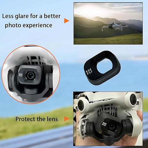 Camera Lens Cap Compatible for DJI Mini 4 Pro Drone Lens Cover Cap