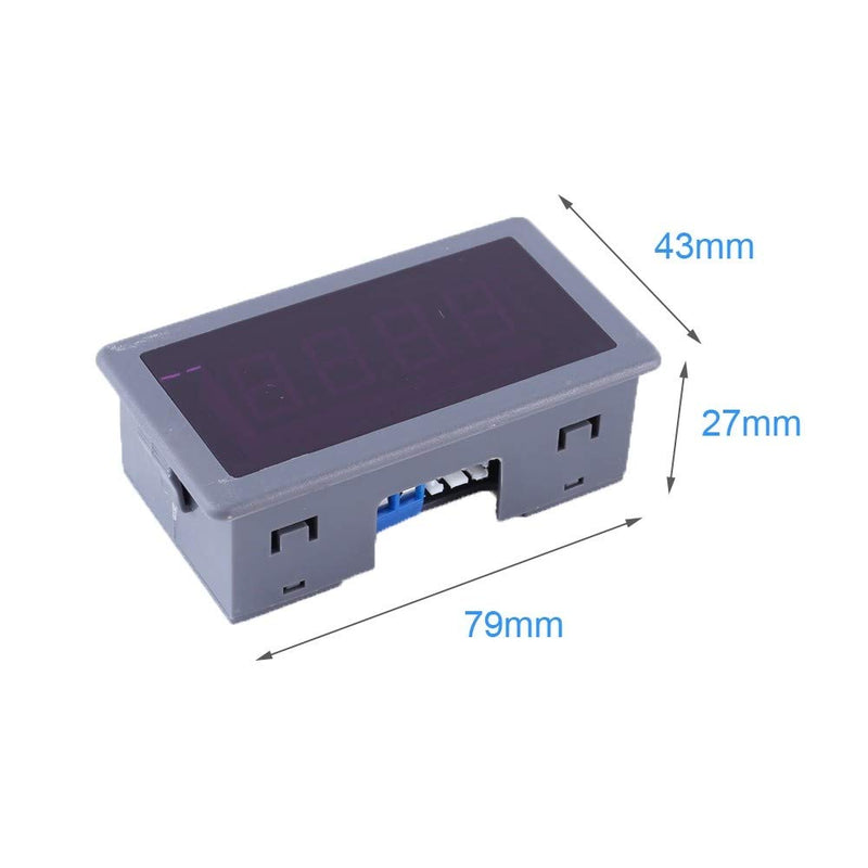 [Australia - AusPower] - DONGKER Digital LED Tachometer,AC 110V 220V 4Bit Digital Speed Meter High Precision RPM Speed Meter with Proximity Switch Sensor 
